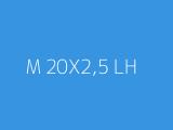 M 20X2,5 LH 